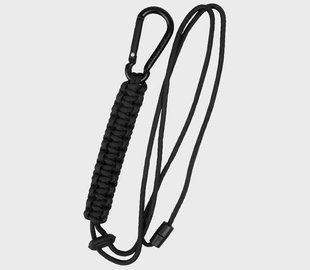 Темляк из паракорда с ремешком Mil-Tec Black 15931502 P123351 фото
