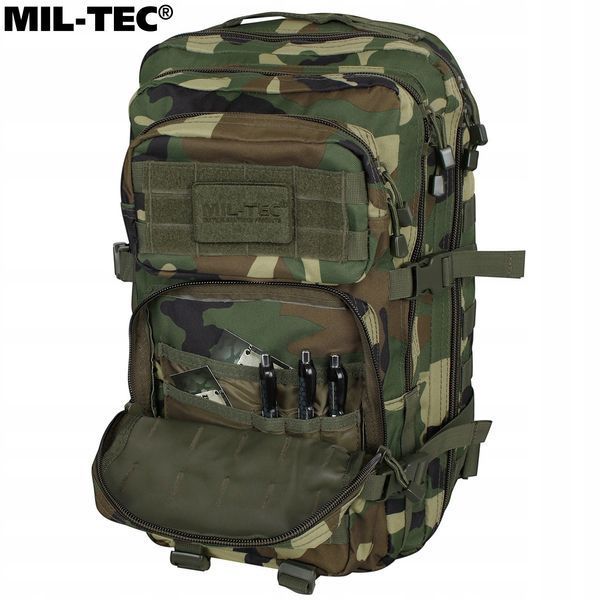 Великий Рюкзак Mil-Tec Assault Woodland 36 л 14002220 M125555760 фото