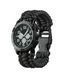 Годинник водонепроникний армійський MIL-TEC ARMY UHR PARACORD BLACK 15774002 M125555512805 фото 1