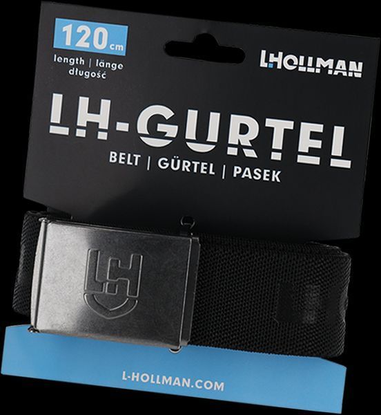 Ремень для брюк L.HOLLMAN LH-GURTEL 120 CM B черный A9043 фото