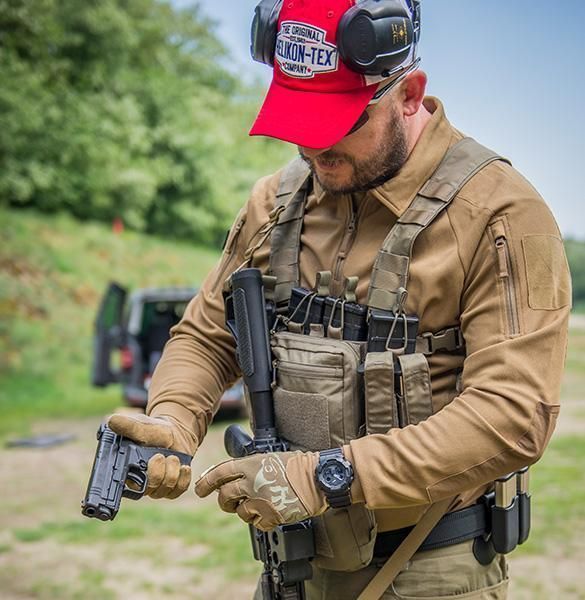 Перчатки тактические Helikon-Tex RANGE TACTICAL PenCott WildWood/ Coyote A RK-RNG-PO-4511A M1255551222 фото