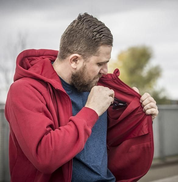 Толстовка Helikon-Tex URBAN TACTICAL LITE (FULLZIP) Red BL-ULF-CB-25 M1255551708 фото