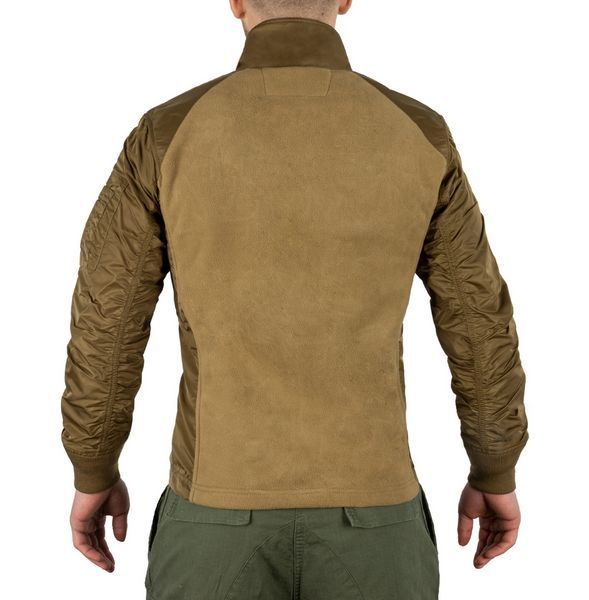 Толстовка флис Mil-Tec USAF JACKE Dark Coyote 10430019 M122555512343 фото