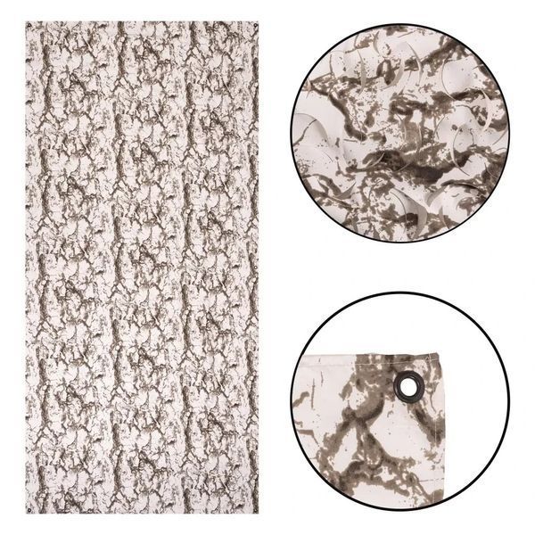 Сетка камуфляжная для маскировки Mil-Tec Laser Cut 1,5 x 3 м snow camo 14460052- P123529 фото
