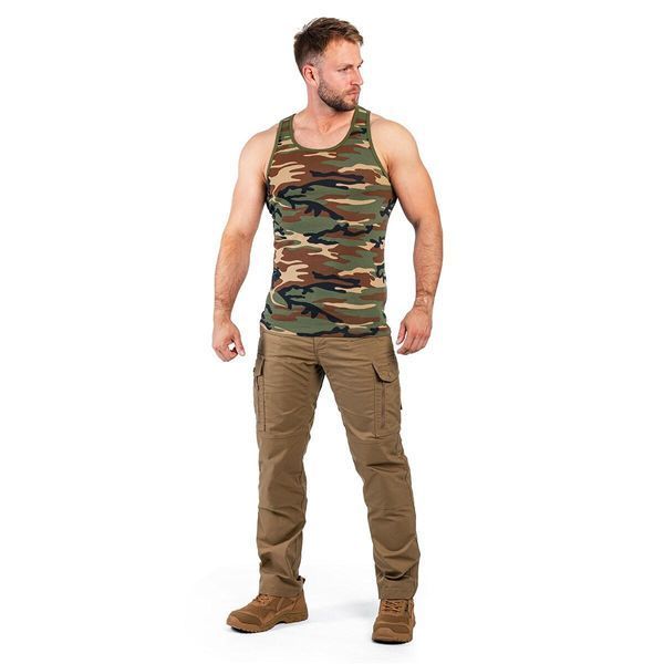 Майка Mil-tec TANK TOP COTTON WOODLAND 11001020- A8991 фото