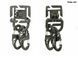 Набір карабінів і обертових кілець Mil-Tec DURAFLEX MOLLE D-RING S-HOOK Olive 13457601 M1255552089 фото 2