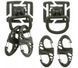 Набір карабінів і обертових кілець Mil-Tec DURAFLEX MOLLE D-RING S-HOOK Olive 13457601 M1255552089 фото 1