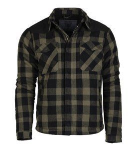 Куртка демисезонная мужская Mil-Tec Lumber Jacket Black/OD Green 10370501- P1237456 фото
