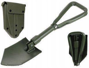 Лопата саперна складана з чохлом Mil-Tec BW Bundeswehr 15520100- P123361 фото