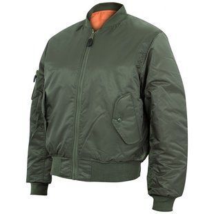 Куртка двусторонняя Mil-Tec MA1 US Olive 10403001- M904 фото