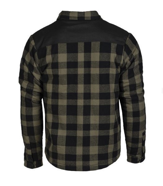 Куртка демісезонна чоловіча Mil-Tec Lumber Jacket Black/OD Green 10370501- P1237456 фото