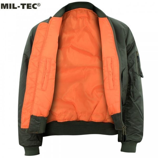 Куртка двусторонняя Mil-Tec MA1 US Olive 10403001- M904 фото
