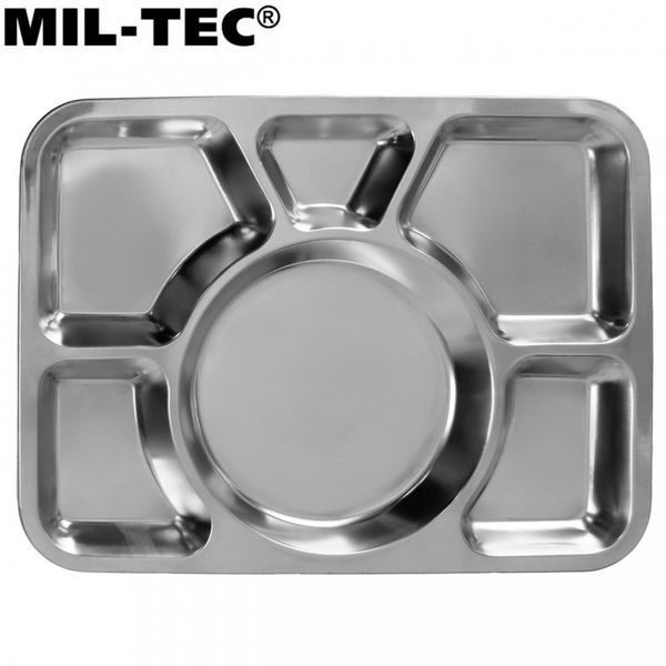 Поднос для еды из нержавеющей стали MIL-TEC 14676000 M1255552027 фото