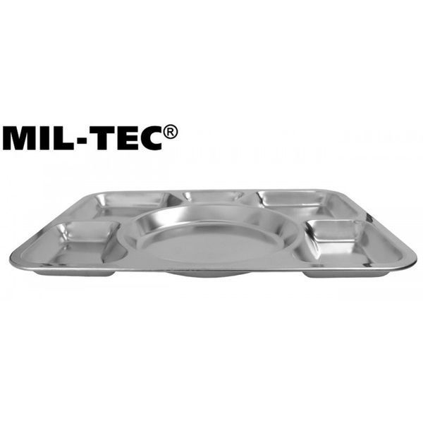 Поднос для еды из нержавеющей стали MIL-TEC 14676000 M1255552027 фото