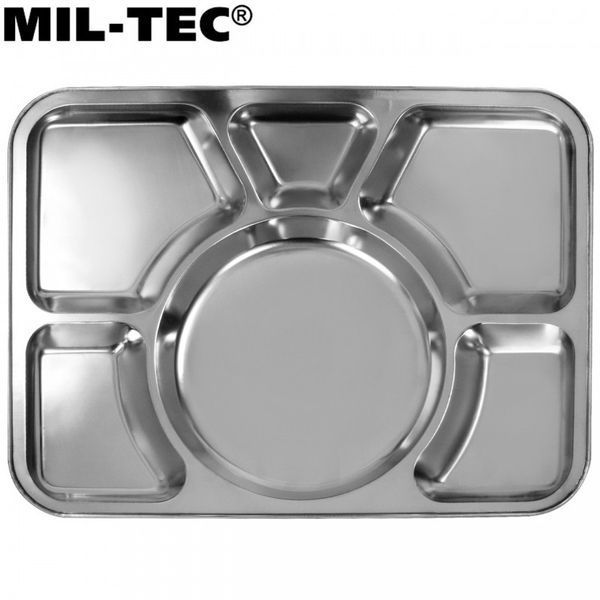 Поднос для еды из нержавеющей стали MIL-TEC 14676000 M1255552027 фото