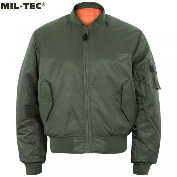 Куртка двусторонняя Mil-Tec MA1 US Olive 10403001- M904 фото