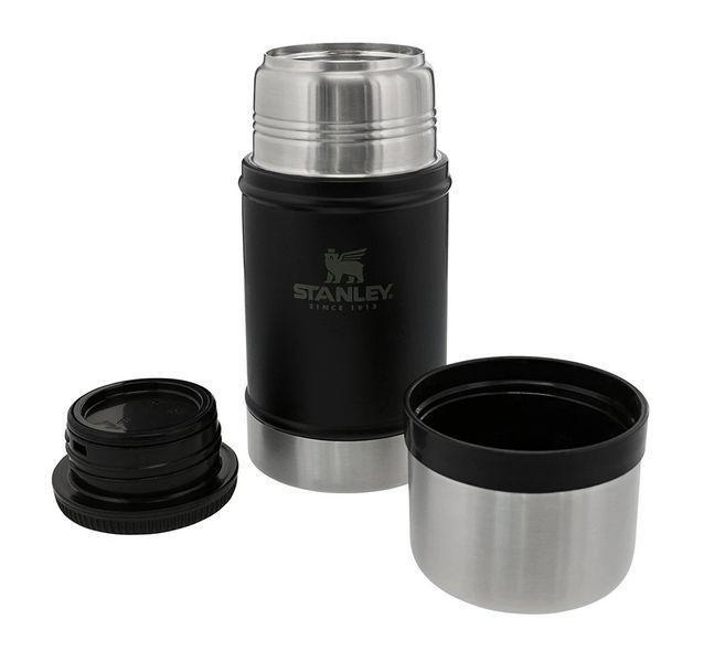 Вакуумный термос для еды Stanley LEGENDARY CLASSIC 0,7L Matte Black 10-07936-004 A9719 фото