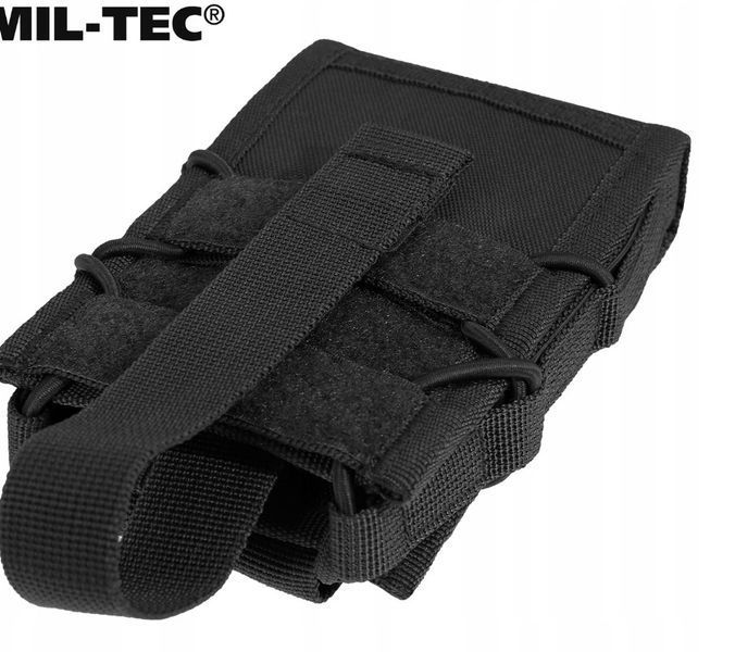 Сумка-подсумок для телефона документов Mil-Tec MOLLE Pocket Black 13492002 P1236747 фото