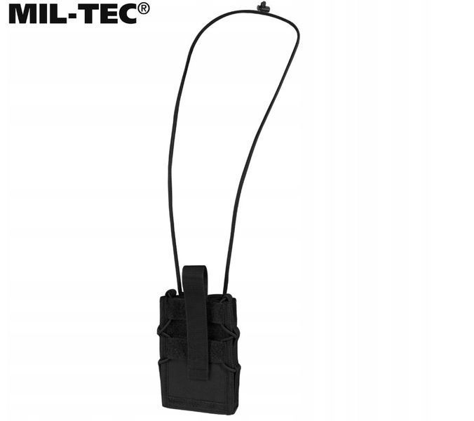 Сумка-подсумок для телефона документов Mil-Tec MOLLE Pocket Black 13492002 P1236747 фото
