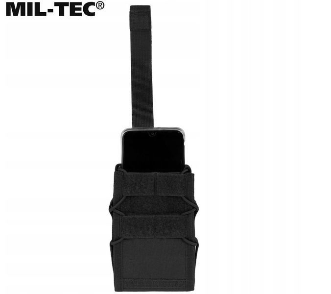 Сумка-подсумок для телефона документов Mil-Tec MOLLE Pocket Black 13492002 P1236747 фото