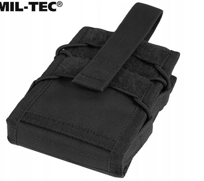Сумка-подсумок для телефона документов Mil-Tec MOLLE Pocket Black 13492002 P1236747 фото