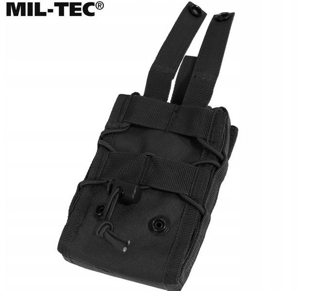 Сумка-подсумок для телефона документов Mil-Tec MOLLE Pocket Black 13492002 P1236747 фото