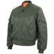 Куртка двусторонняя Mil-Tec MA1 US Olive 10403001- M904 фото 1
