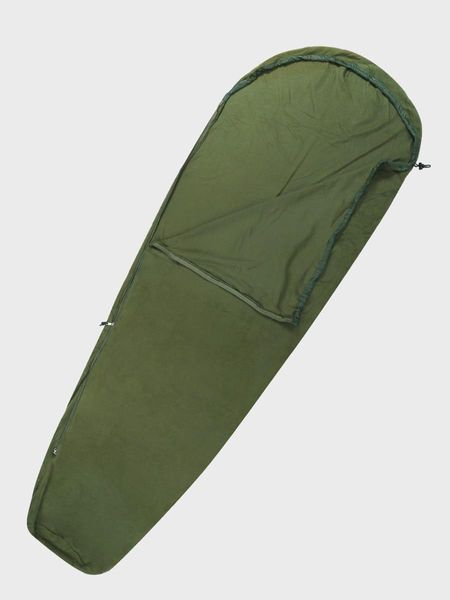 Спальний мішок флісовий 2в1 Fleece Sleeping Bag Mil-Tec оливковий 14114001 P123309 фото