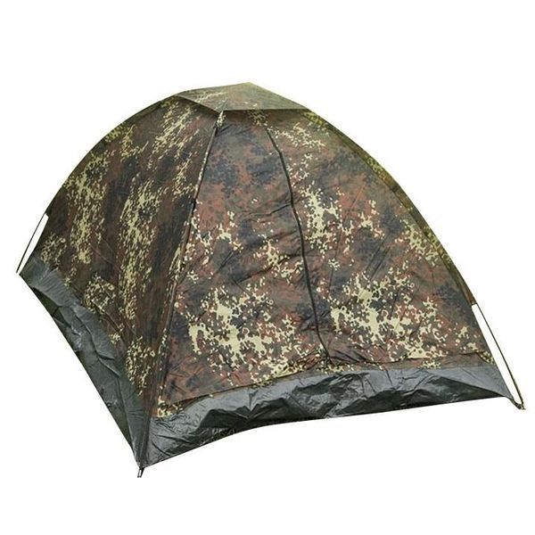 Намет тримісний водонепроникний Mil-Tec Iglu Standard Flecktarn 14215021 A9627 фото