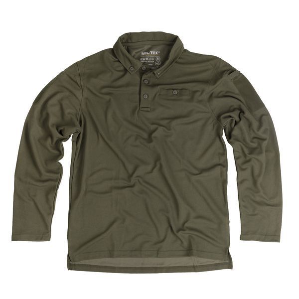 Рубашка поло Mil-Tec POLOSHIRT Quickdry Olive D/R 10962001- M125555878 фото