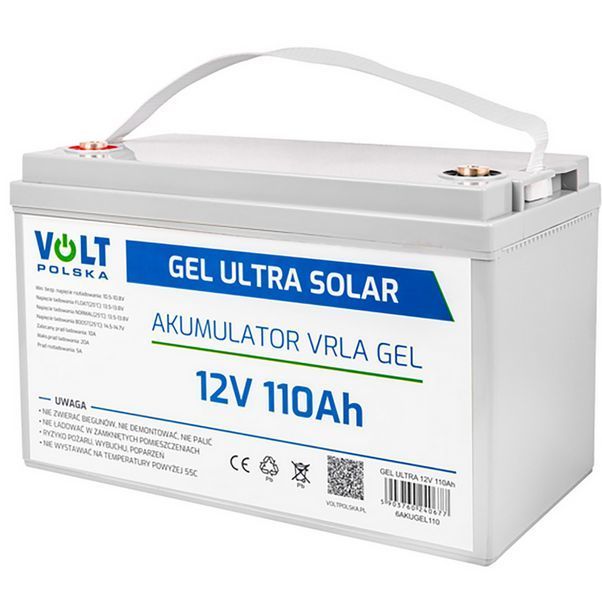 Аккумулятор гелевый Volt Polska GEL VPRO PREMIUM 12V 110 Ah 6AKUGEL110 W2303 фото