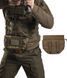 Подсумок напашник Mil-Tec MOLLE DROP DOWN POUCH DARK COYOTE 13486319 P1236748 фото 2