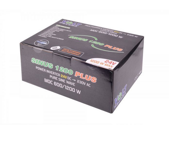 Преобразователь напряжения Volt Polska SINUS PLUS 1200 24/230V (600/1200W) + PILOT W2151 фото