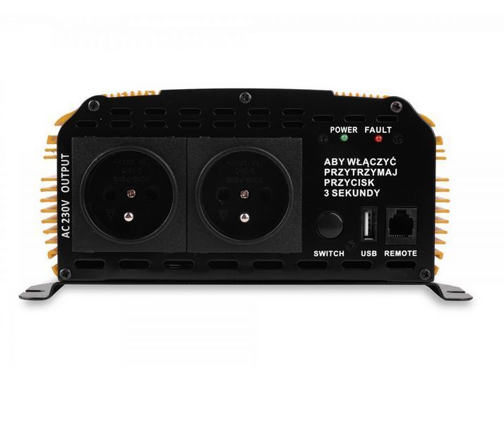 Преобразователь напряжения Volt Polska SINUS PLUS 1200 24/230V (600/1200W) + PILOT W2151 фото