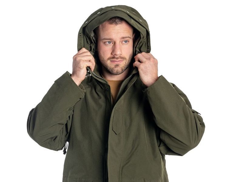 Куртка водонепроникна зі знімною флісовою підкладкою Mil-Tec ECWCS Wet Weather Olive 10615001 P1236808 фото
