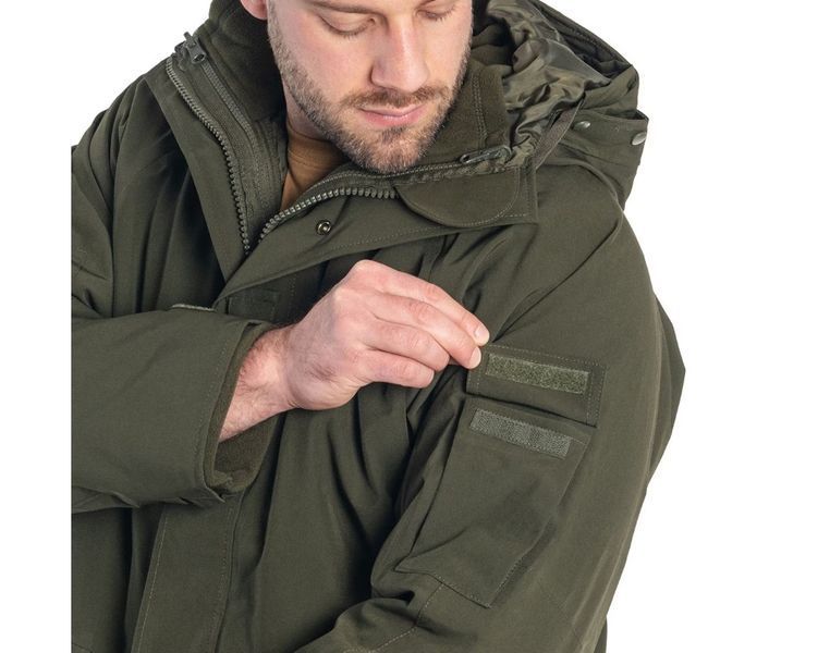 Куртка водонепроникна зі знімною флісовою підкладкою Mil-Tec ECWCS Wet Weather Olive 10615001 P1236808 фото