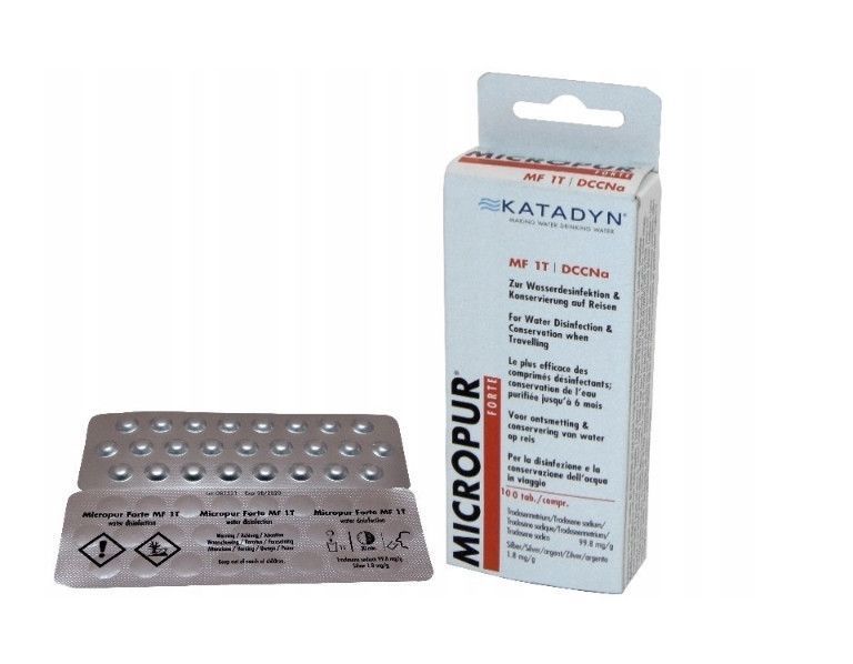 Таблетки для очистки и дезинфекции воды KATADYN MICROPUR FORTE MF1T 50 шт 14570250 P1539 фото