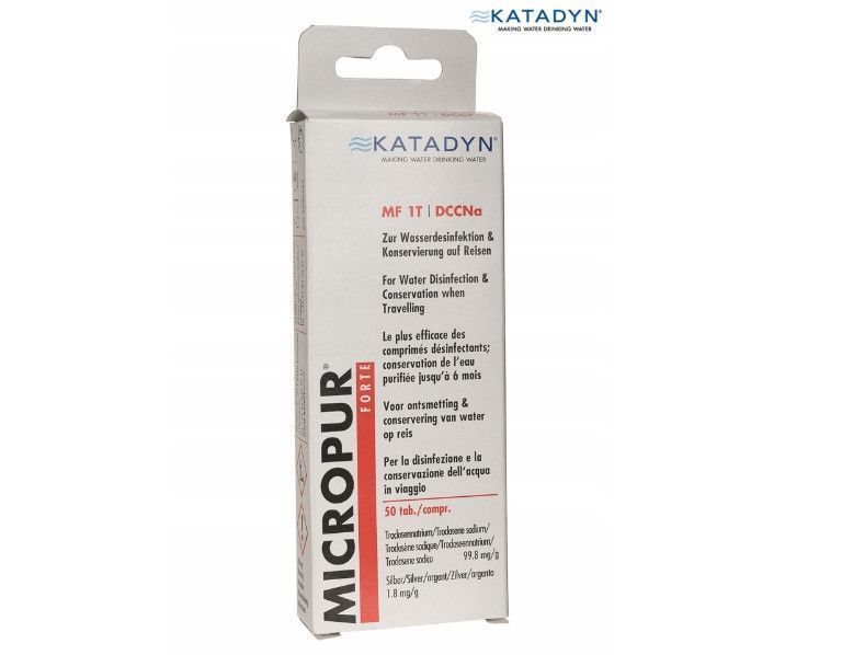 Таблетки для очистки и дезинфекции воды KATADYN MICROPUR FORTE MF1T 50 шт 14570250 P1539 фото