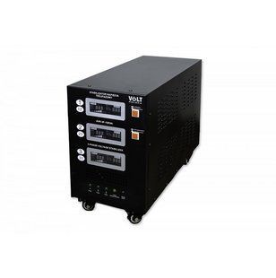 Стабілізатор напруги Volt Polska AVR PRO 15000VA 3% SERVO 3-F 5AVX3F0150 W2100 фото