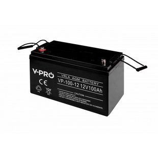 Акумулятор Volt Polska AGM VPRO 12 V 100 Ah VRLA 6AKUAGM100 W2202 фото