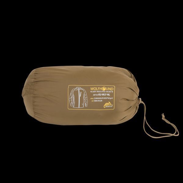 Куртка + Компресійний мішок Helikon-Tex WOLFHOUND Climashield Apex PL Woodland KU-WLF-NL-04 A8929 фото