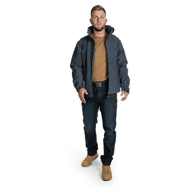 Куртка вітрозахисна Helikon-Tex Gunfighter Softshell Navy Blue KU-GUN-FM-37 P1237096 фото