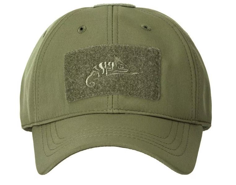 Бейсболка утепленная флисом тактическая с панелями Helikon-Tex Winter Shark Skin Olive Green CZ-BBW-FS-02 P1237002 фото