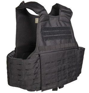 Жилет тактичний плитоноска Mil-Tec Laser-cut Carrier Vest Black 13465102 P1236750 фото