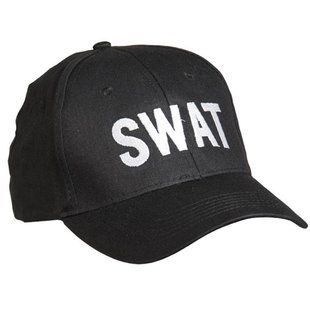 Бейсболка Mil-Tec Baseball Cap SWAT &mdash; Чорна 12316098 A9560 фото