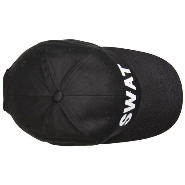 Бейсболка Mil-Tec Baseball Cap SWAT &mdash; Чорна 12316098 A9560 фото