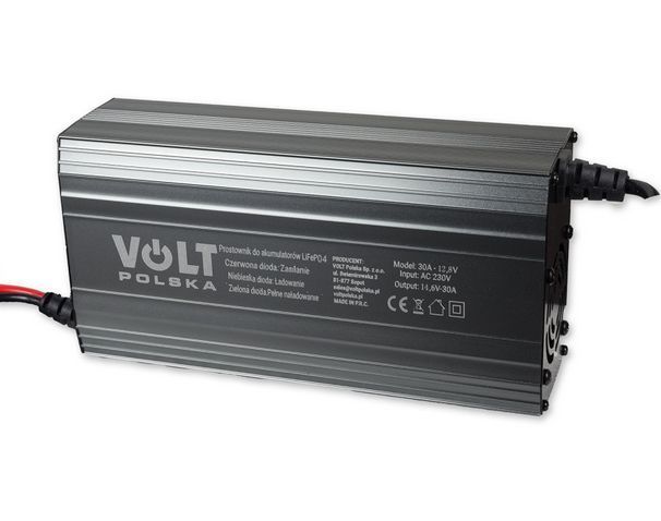 Зарядний пристрій Volt Polska LiFePO4 30A (12,8V) 6PRLIFE30A W2302 фото