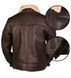Бомбер шкіряний із натуральної овчини Mil-Tec US Navy A4 Sheepskin &mdash; Brown 10448009 A8425 фото 2