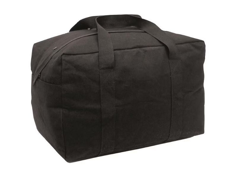 Сумка Mil-Tec US Cotton Parachute Cargo Bag 77 л черная 13827002- P123695 фото