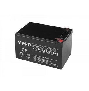Акумулятор Volt Polska AGM VPRO 12 V 14 Ah VRLA W2102 фото